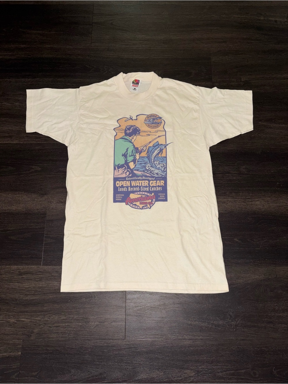 Vintage American Lure Co Salt Water Fishing T-shirt
